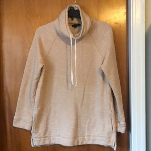 Blush cowl neck J. Crew sweatshirt Size S